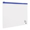 Папка-конверт на молнии А4 (230х333 мм), прозрачная, молния синяя, 0,11 мм, BRAUBERG, 221010 - фото 11049514