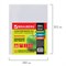 Папки-файлы перфорированные А4+ BRAUBERG, КОМПЛЕКТ 50 шт., гладкие, СВЕРХПРОЧНЫЕ, 110 мкм, 222159 - фото 11051205