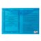 Папка-конверт с кнопкой БОЛЬШОГО ФОРМАТА (305х435 мм), А3, прозрачная, синяя, 0,18 мм, BRAUBERG, 224034 - фото 11053105