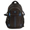 Рюкзак BRAUBERG TITANIUM универсальный, 3 отделения, черный, синие вставки, 45х28х18 см, 224734 - фото 11054045