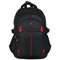 Рюкзак BRAUBERG TITANIUM универсальный, 3 отделения, черный, красные вставки, 45х28х18 см, 226376 - фото 11056723