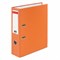 Папка-регистратор BRAUBERG с покрытием из ПВХ, 80 мм, с уголком, оранжевая (удвоенный срок службы), 227199 - фото 11058603