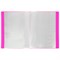Папка 40 вкладышей BRAUBERG "Neon", 25 мм, неоновая розовая, 700 мкм, 227454 - фото 11059441