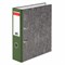 Папка-регистратор BRAUBERG, усиленный корешок, мраморное покрытие, 80 мм, с уголком, зеленая, 228030 - фото 11061181