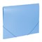 Папка на резинках BRAUBERG "Office", голубая, до 300 листов, 500 мкм, 228078 - фото 11061573