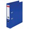 Папка-регистратор BRAUBERG "EXTRA", 75 мм, синяя, двустороннее покрытие пластик, металлический уголок, 228571 - фото 11063287