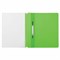 Скоросшиватель пластиковый ЮНЛАНДИЯ, А4, 130/180 мкм, салатовый, 228679 - фото 11064009