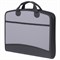 Папка-портфель пластиковая BRAUBERG А4+ (375х305х60 мм), 4 отделения, 2 кармана, серая, 228685 - фото 11064053