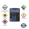 Калькулятор настольный BRAUBERG EXTRA-12-BKBU (206x155 мм), 12 разрядов, двойное питание, ЧЕРНО-СИНИЙ, 250472 - фото 11081010