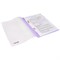 Скоросшиватель пластиковый BRAUBERG "Pastel" А4, 130/180 мкм, лиловый, 270456 - фото 11082884