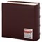 Фотоальбом BRAUBERG на 300 фотографий 10х15 см, обложка под кожу, бумажные страницы, бокс, бордо+бронза, 390681 - фото 11090993