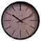 Часы настенные TROYKATIME (TROYKA) 77770743, круг, коричневые, черная рамка, 30,5х30,5х5 см - фото 11105315