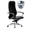 Кресло офисное МЕТТА "SAMURAI" KL-1.04, экокожа, черное - фото 11112426