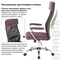 Кресло офисное BRABIX "Flight EX-540", хром, ткань, сетка, коричневое, 531849 - фото 11113756