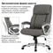 Кресло офисное BRABIX PREMIUM "Level EX-527", пружинный блок, рециклированная кожа, серое, 531937 - фото 11114450