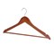 Вешалки-плечики, размер 48-50, КОМПЛЕКТ 5 шт., дерево, перекладина, цвет вишня, BRABIX "Стандарт", 601161 - фото 11121230