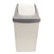 Ведро-контейнер 25 л, с крышкой (качающейся), для мусора,"Свинг", 58х32х28 см, серое, IDEA, М 2463 - фото 11123163