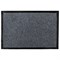 Коврик входной ворсовый влаго-грязезащитный 40х60 см, толщина 7 мм, ребристый, серый, LAIMA, 602861 - фото 11123329