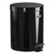 Ведро-контейнер для мусора (урна) с педалью LAIMA "Classic", 5 л, черное, глянцевое, металл, со съемным внутренним ведром, 604943 - фото 11125326
