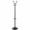 Вешалка-стойка "Квартет-З", 1,79 м, основание 40 см, 4 крючка + место для зонтов, металл, черная - фото 11132776