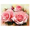 Картина стразами (алмазная мозаика) 30х40 см, ОСТРОВ СОКРОВИЩ "Нежность роз", без подрамника, 662404 - фото 11142686