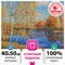 Картина по номерам 40х50 см, ОСТРОВ СОКРОВИЩ "Осень в Подмосковье", на подрамнике, акрил, кисти, 662891 - фото 11144882