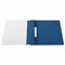 Скоросшиватель пластиковый МАЛОГО ФОРМАТА (160х228 мм), А5, BRAUBERG, 130/180 мкм, синий, 224801 - фото 11159598