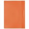 Скоросшиватель пластиковый BRAUBERG, А4, 130/180 мкм, оранжевый, 228673 - фото 11159622