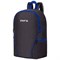 Рюкзак STAFF TRIP универсальный, 2 кармана, черный с синими деталями, 40x27x15,5 см, 270786 - фото 11183938