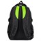 Рюкзак BRAUBERG TITANIUM универсальный, 3 отделения, черный, салатовые вставки, 45х28х18 см, 270766 - фото 11189337