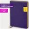 Ежедневник недатированный А5 (138х213 мм), BRAUBERG "AIM", под кожу, 136 л., фиолетовый, 113424 - фото 11196272