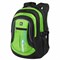 Рюкзак BRAUBERG HIGH SCHOOL универсальный, 3 отделения, "Лайм", черный/салатовый, 46х31х18 см, 225524 - фото 11208424