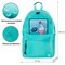 Рюкзак BRAUBERG FASHION CITY универсальный, карман-антивор, "K-pop", бирюзовый, 44х31х16 см, 229966 - фото 11209716