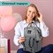 Рюкзак для мамы BRAUBERG MOMMY, крепления для коляски, термокарманы, серый, 41x24x17 см, 270818 - фото 11212561