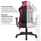 Кресло компьютерное BRABIX "GT Racer GM-101", подушка, ткань, черное/красное, 531820 - фото 11219175