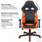 Кресло компьютерное BRABIX "Storm GM-006", регулируемые подлокотники, экокожа, черное/оранжевое, 532502 - фото 11219763