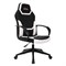 Кресло компьютерное BRABIX "Alpha GM-018", ткань/экокожа, черное/белое, 532640, GM-018_532640 - фото 11220089