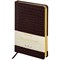 Ежедневник недатированный А5, 138х213 мм, BRAUBERG "Comodo" под кожу, 160 л., темно-коричневый, 123838 - фото 11234144
