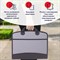 Папка-портфель пластиковая BRAUBERG А4+ (375х305х60 мм), 4 отделения, 2 кармана, серая, 228685 - фото 11246568