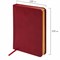 Ежедневник недатированный МАЛЫЙ ФОРМАТ 100x150 мм, А6, BRAUBERG "Iguana", под кожу, 160 л., красный, 114468 - фото 11298156