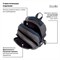 Рюкзак BRAUBERG URBAN универсальный, 2 отделения, "MainStream 2", серо-синий, 45х32х19 см, 224446 - фото 11333041