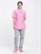 Костюм женский Ирис (тк.ТиСи), ярко-розовый/серый - фото 11333921