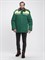 Куртка зимняя Бригада NEW (тк.Смесовая,210), зеленый/лимонный - фото 11335733
