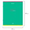 Тетрадь А5 48 л. BRAUBERG скоба, линия, обложка картон, "Magical Colors" (микс в спайке), 404385 - фото 11343841