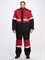 Костюм зимний Нордхард-2 СОП (тк.Смесовая,250) п/к, черный/красный - фото 11352198
