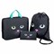Школьный набор BRAUBERG: папка А4, мешок для обуви 42х33 см, пенал-косметичка 20х10 см, "Black cat", 271434 - фото 11359367