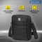 Сумка на плечо BRAUBERG COMPACT с отделением для планшета 9,7'', 2 кармана, черная, 26,5x22x5,5 см, 240500 - фото 11360509