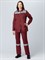 Костюм женский Весна-2 СОП NEW (тк.Смесовая,210) п/к, бордовый/серый - фото 11361599