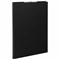 Папка-планшет STAFF "EVERYDAY", А4 (230х314 мм), с прижимом и крышкой, картон/бумвинил, РОССИЯ, черная, 229053 - фото 11379034