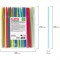 Трубочки для коктейлей гофрированные, пластиковые 5 х 240 мм, цветные КОМПЛЕКТ 250 штук, LAIMA, 608361 - фото 11383299